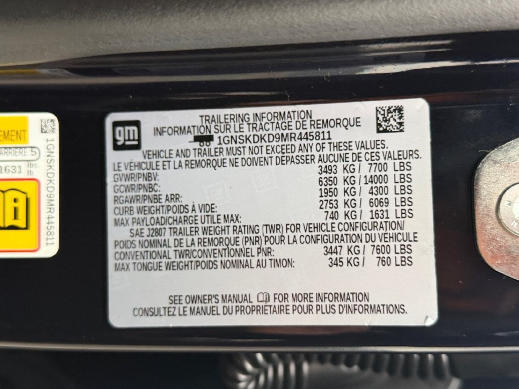 2021 Chevrolet Suburban Z71