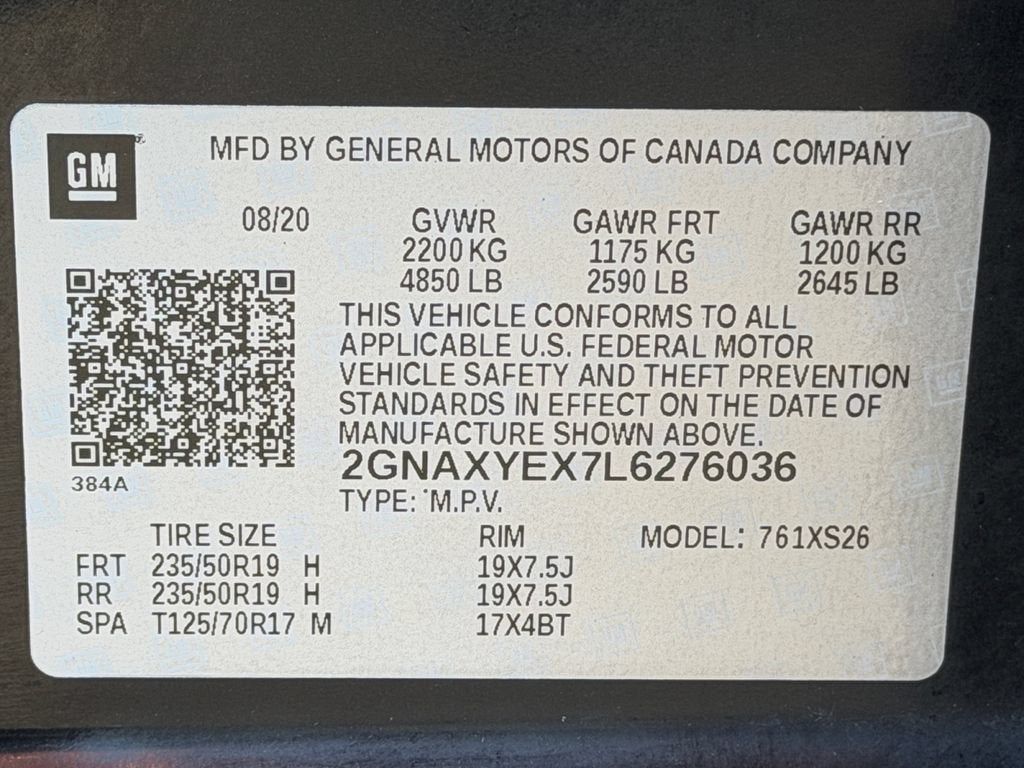 2020 Chevrolet Equinox Premier
