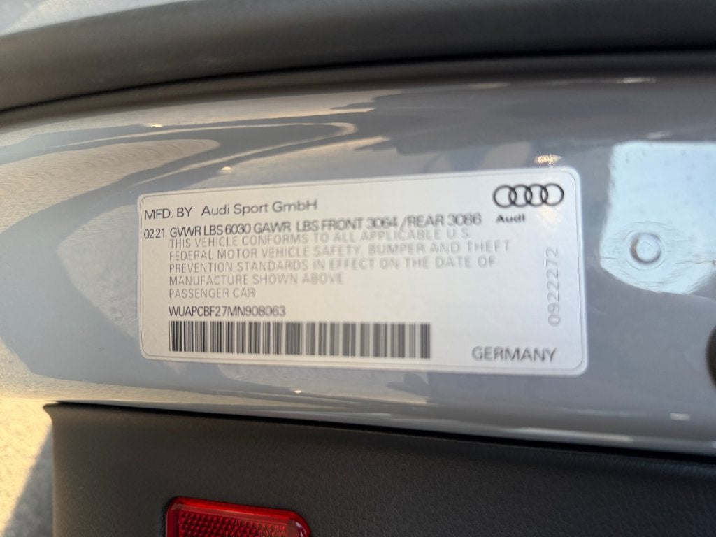 2021 Audi RS 7 Sportback TFSI quattro Tiptronic