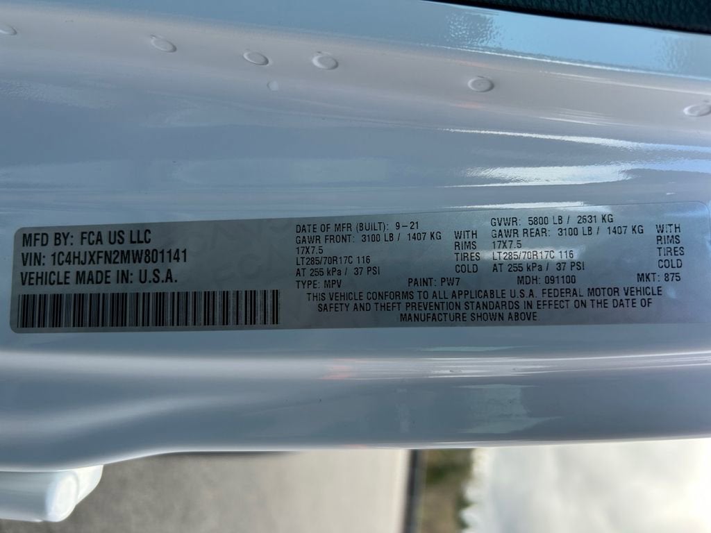 2021 Jeep Wrangler Unlimited Rubicon