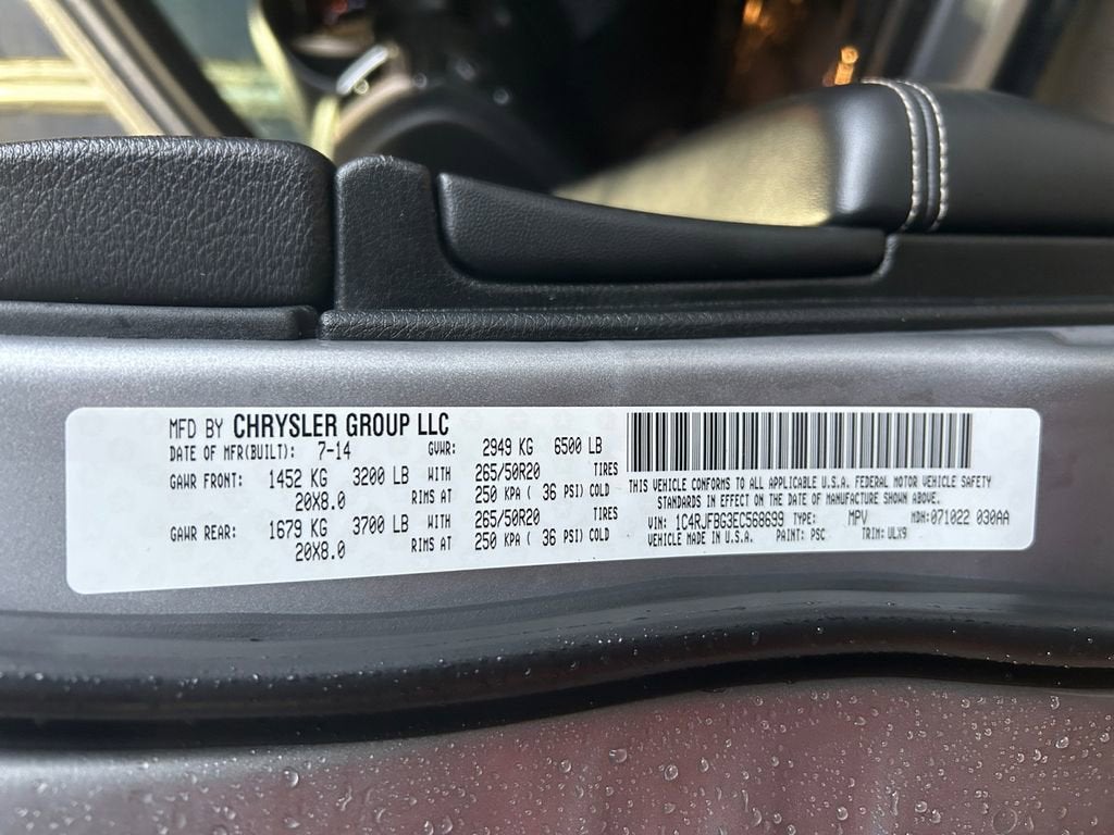 2014 Jeep Grand Cherokee Limited