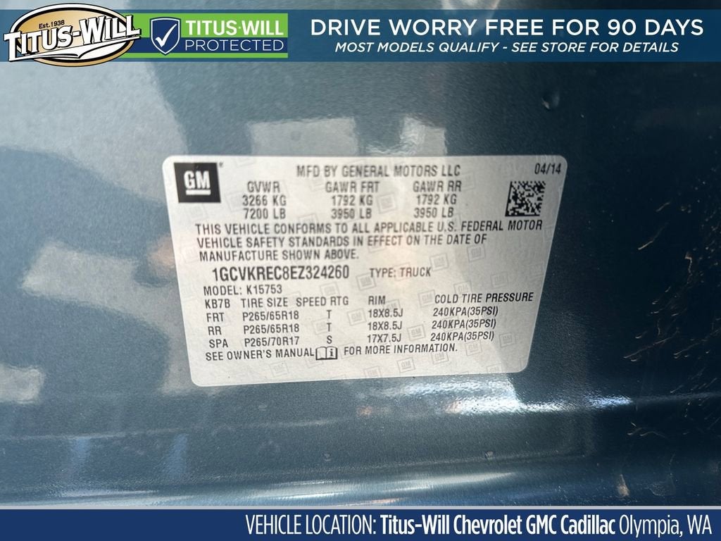 2014 Chevrolet Silverado 1500 LT