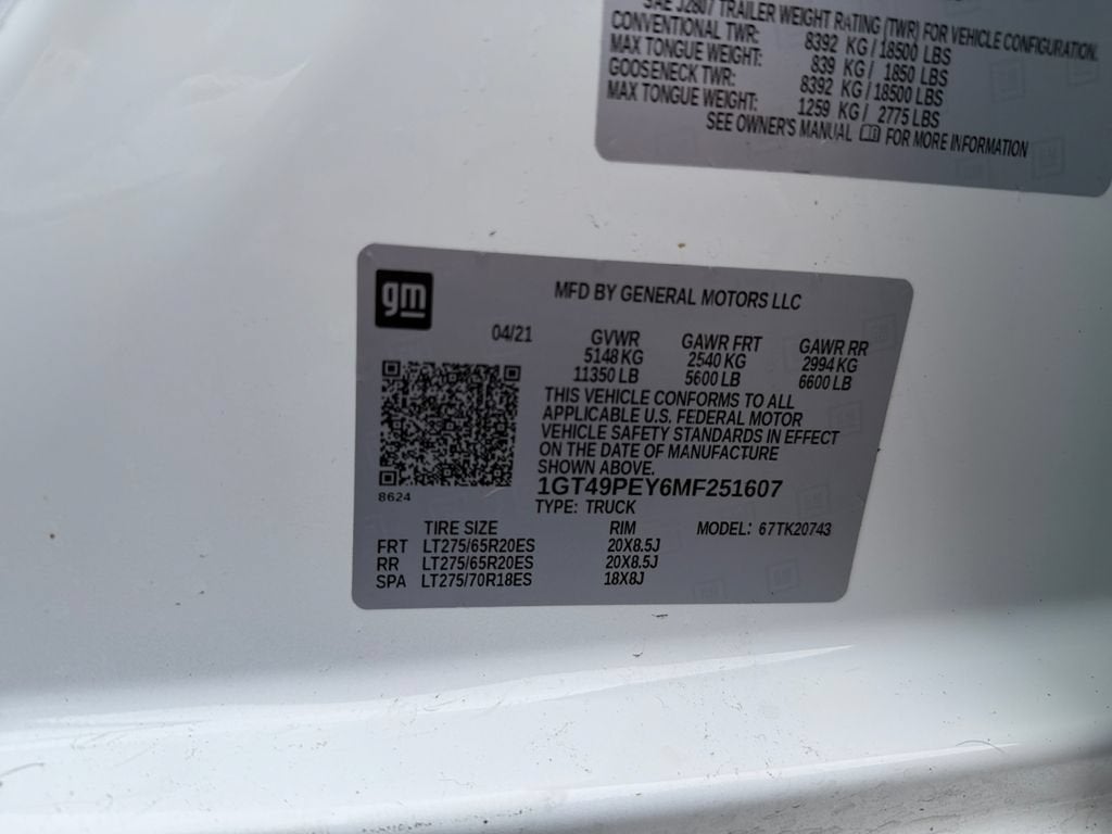 2021 GMC Sierra 2500 HD AT4