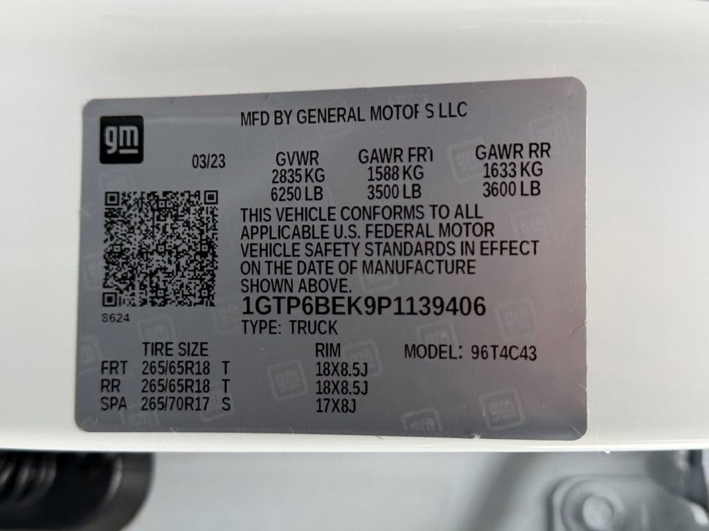 2023 GMC Canyon Elevation