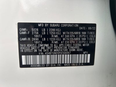 2023 Subaru Outback Limited XT