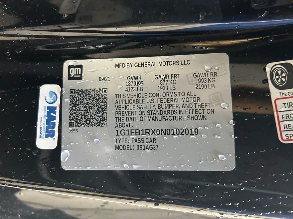 2022 Chevrolet Camaro 1LT