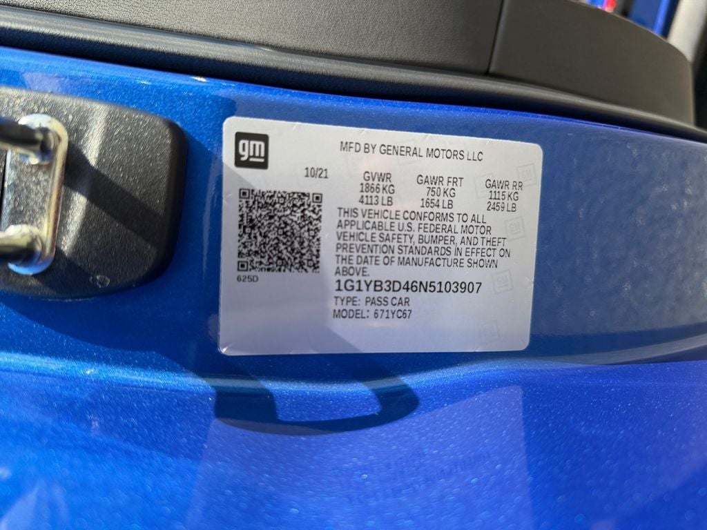 2022 Chevrolet Corvette Stingray 2LT