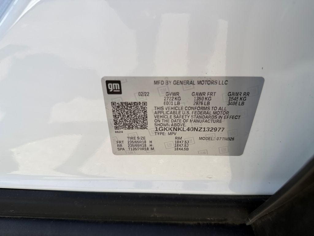 2022 GMC Acadia SLE