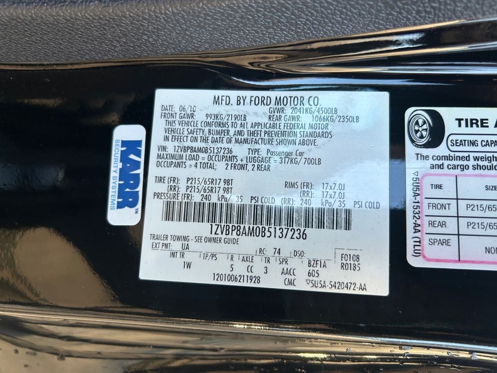 2011 Ford Mustang V6