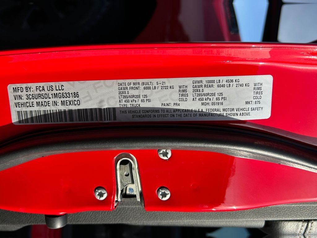 2021 RAM 2500 Big Horn