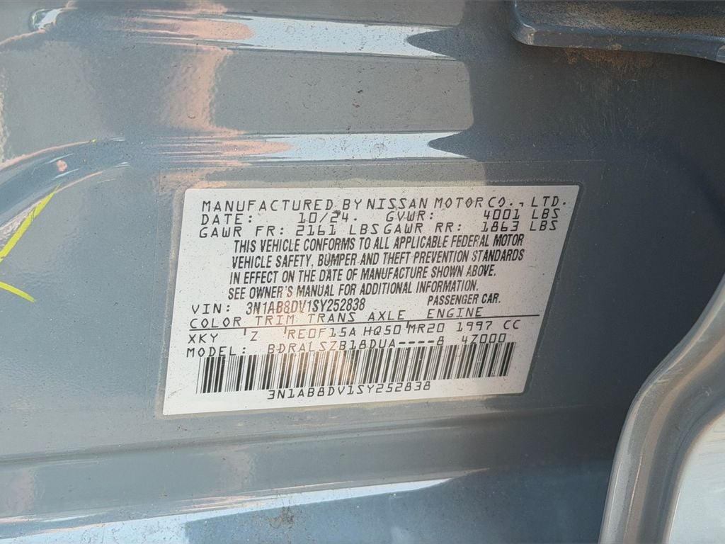 2025 Nissan Sentra SR