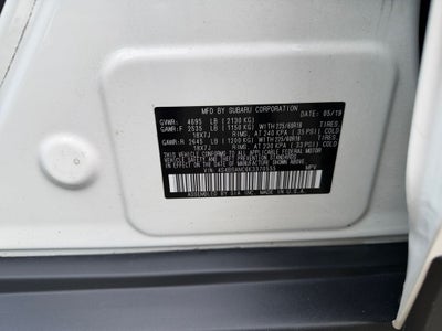 2019 Subaru Outback 2.5i Limited