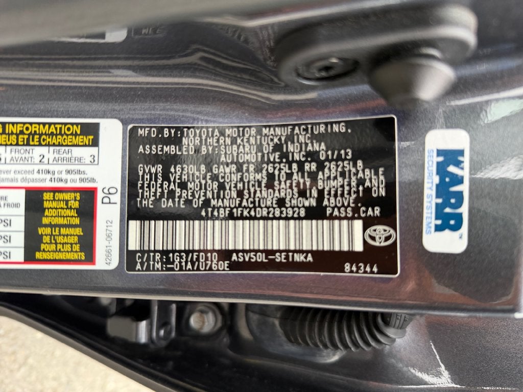 2013 Toyota Camry LE