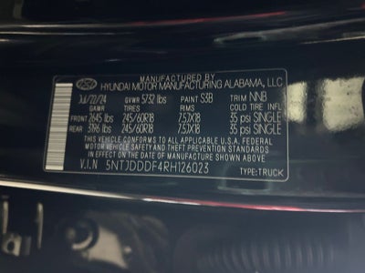 2024 Hyundai Santa Cruz XRT