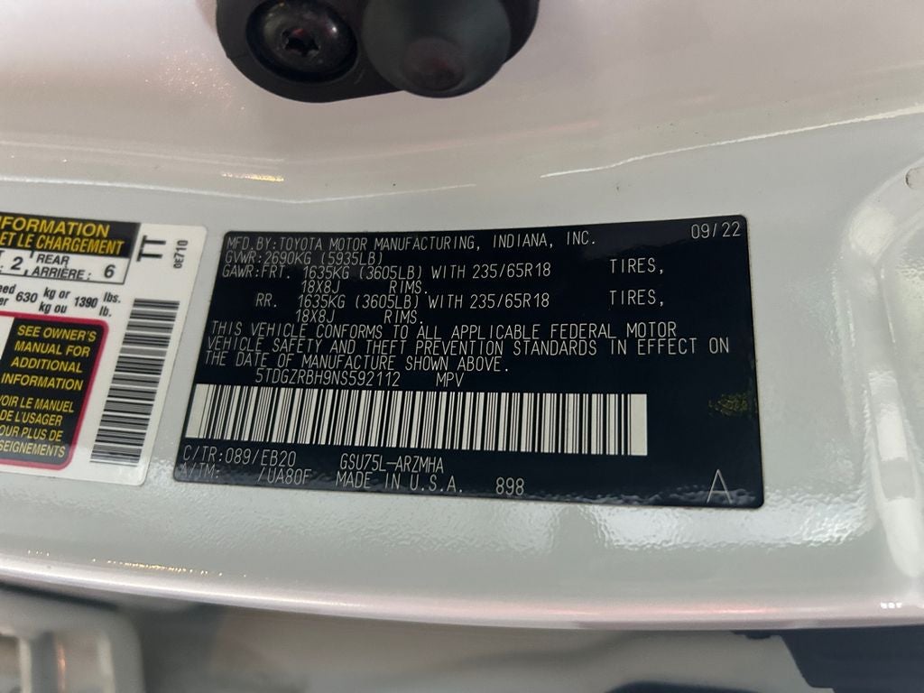 2022 Toyota Highlander XLE