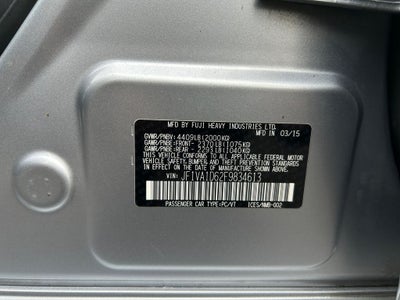 2015 Subaru Impreza WRX Premium