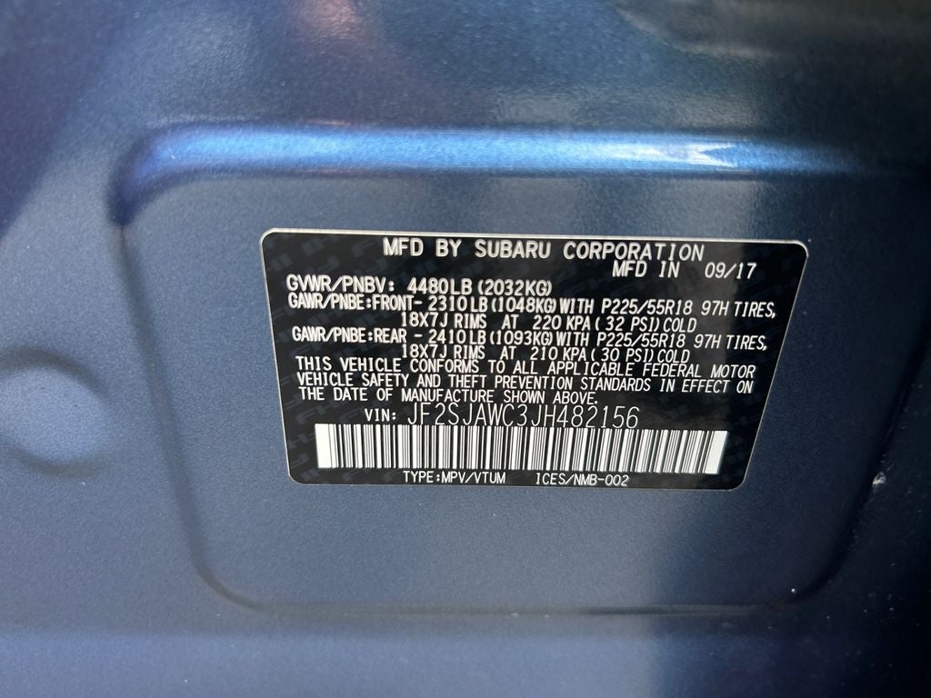 2018 Subaru Forester 2.5i Touring