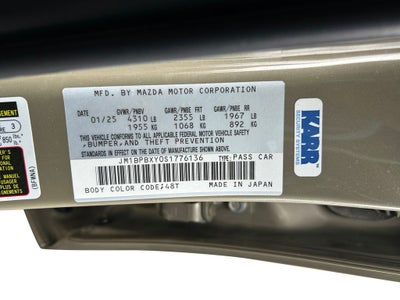 2025 Mazda Mazda3 2.5 Carbon Turbo