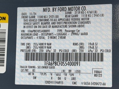2025 Ford Mustang GT Premium