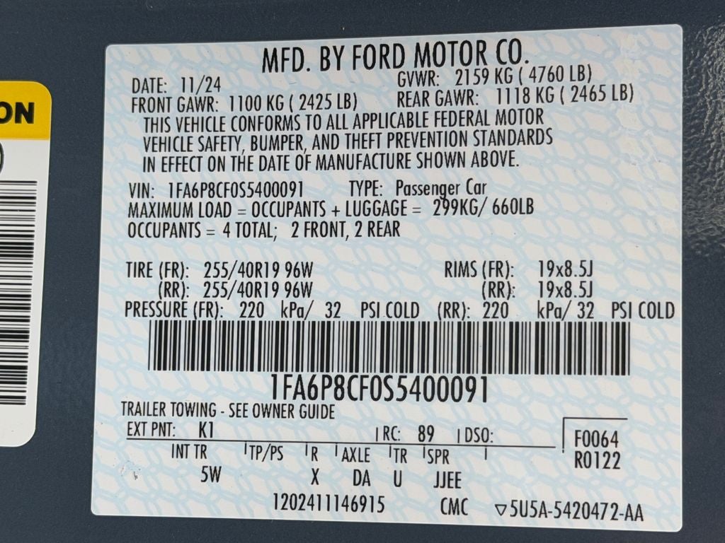2025 Ford Mustang GT Premium