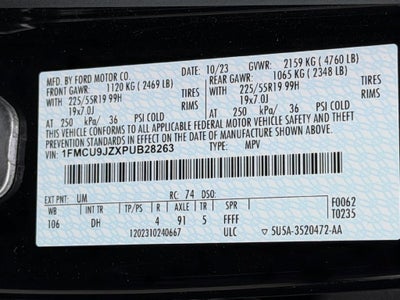 2023 Ford Escape Hybrid Platinum