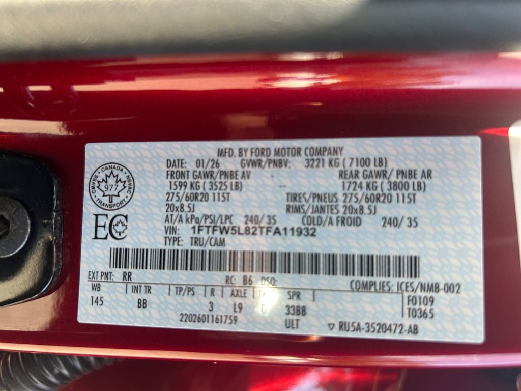 2026 Ford F-150 Lariat