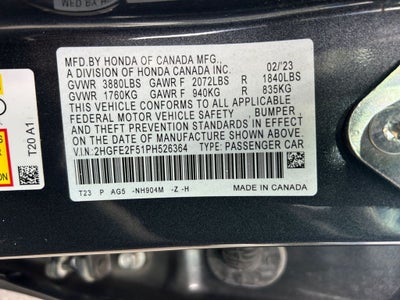 2023 Honda Civic Sport