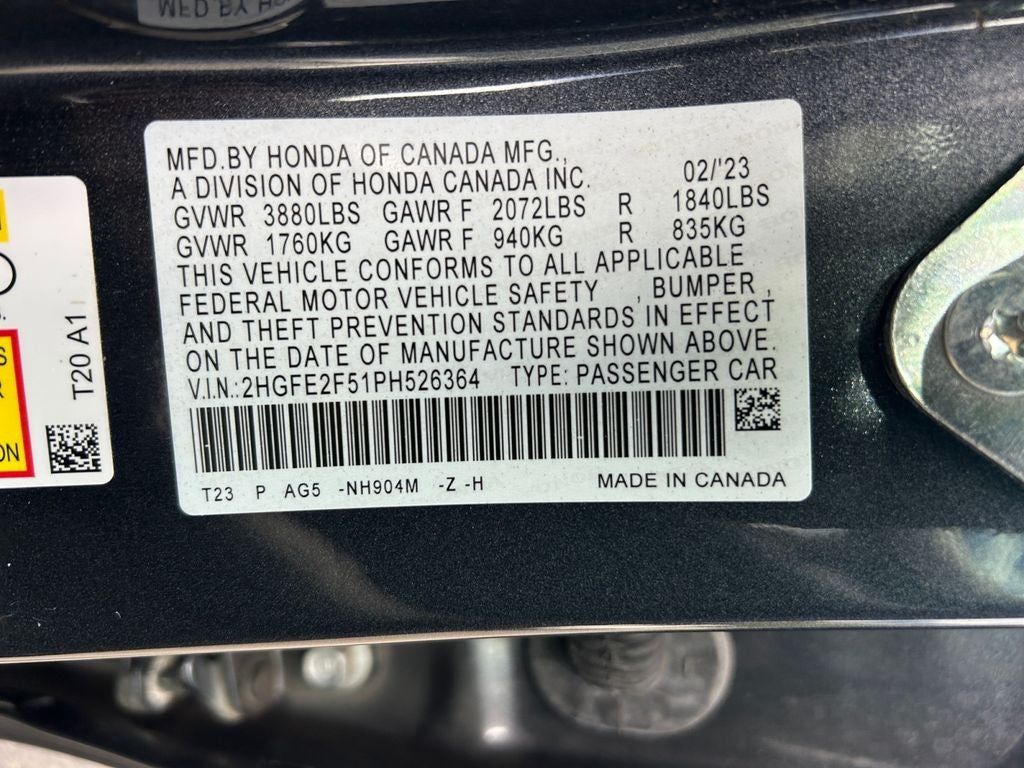 2023 Honda Civic Sport