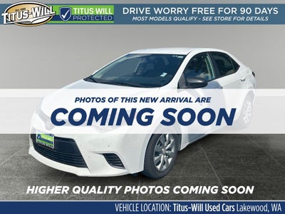 2016 Toyota Corolla LE