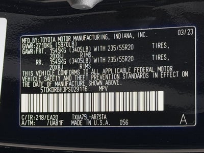 2023 Toyota Highlander XSE