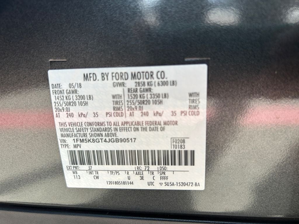 2018 Ford Explorer Sport