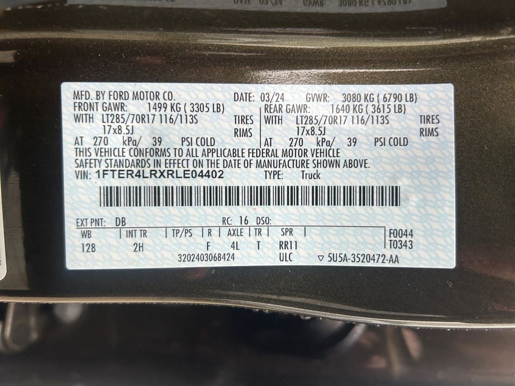 2024 Ford Ranger Raptor