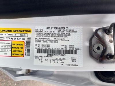 2020 Ford Fusion SE