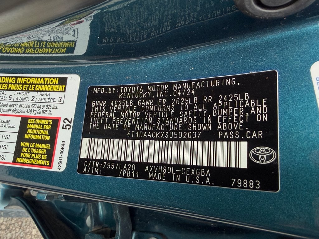 2025 Toyota Camry XLE