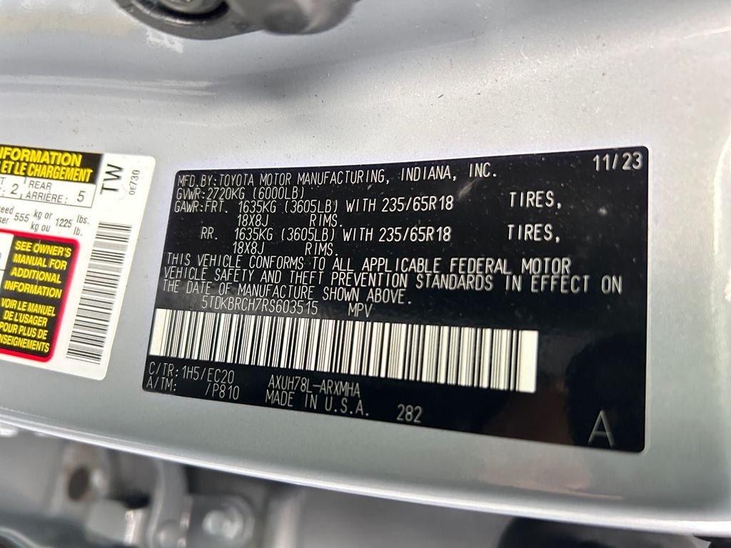 2024 Toyota Highlander Hybrid XLE