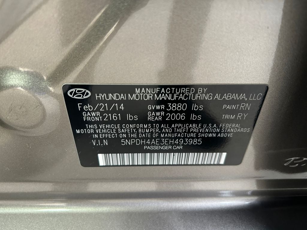 2014 Hyundai Elantra Limited