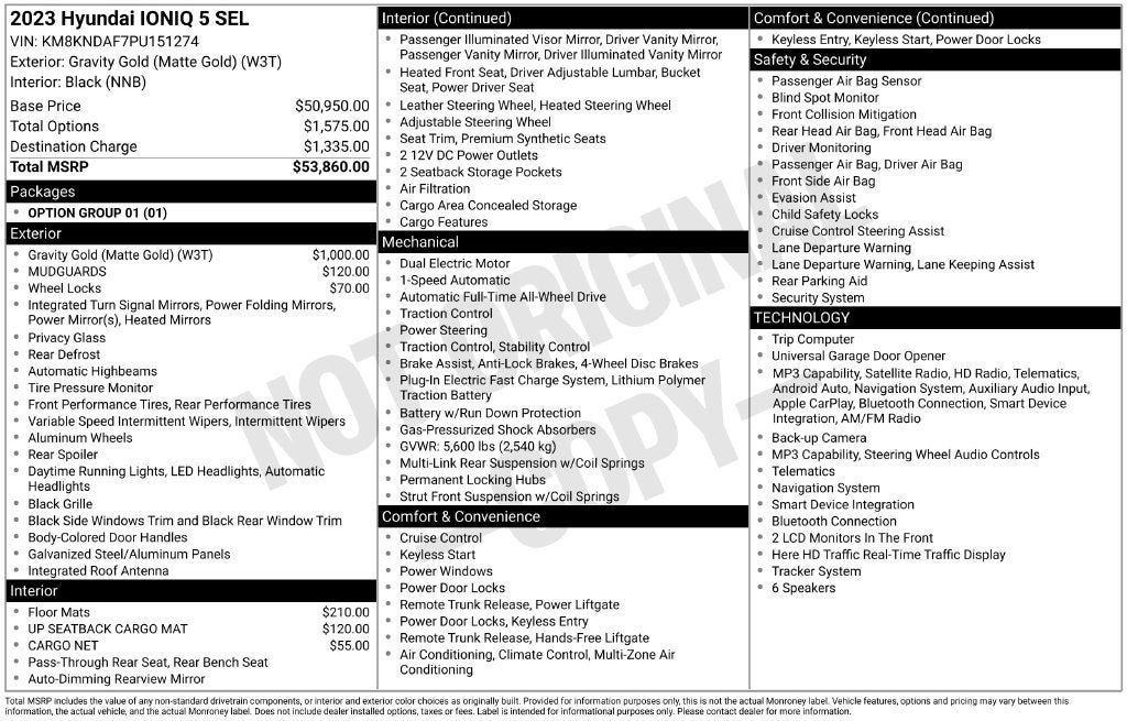 2023 Hyundai IONIQ 5 SEL