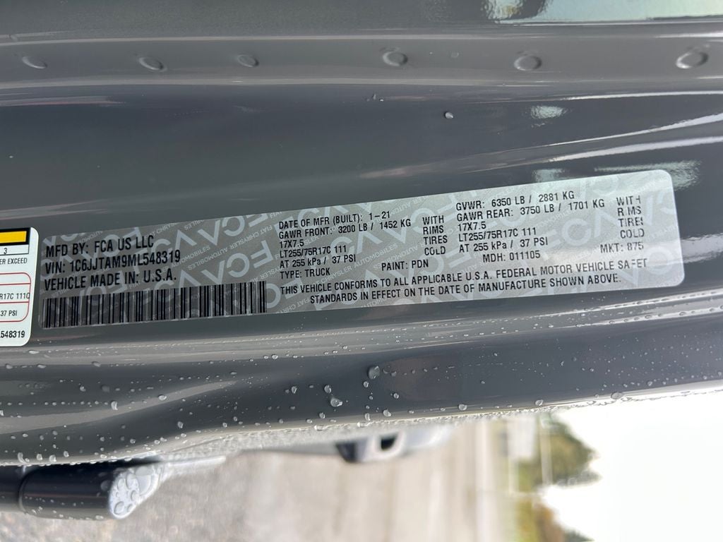 2021 Jeep Gladiator Willys