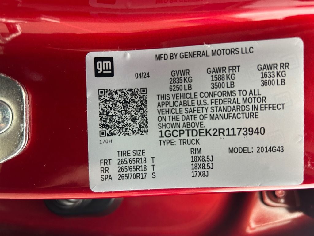 2024 Chevrolet Colorado Z71