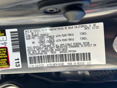 2023 Toyota TACOMA SR5 SR5 V6