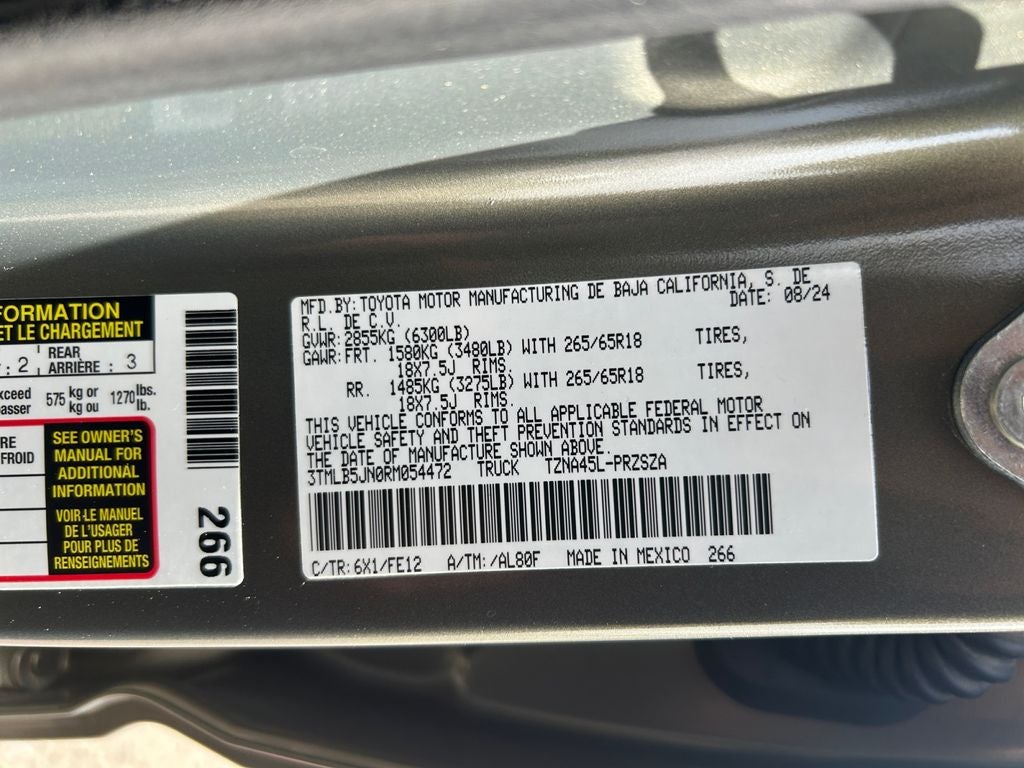 2024 Toyota TACOMA TRD SPORT TRD Sport