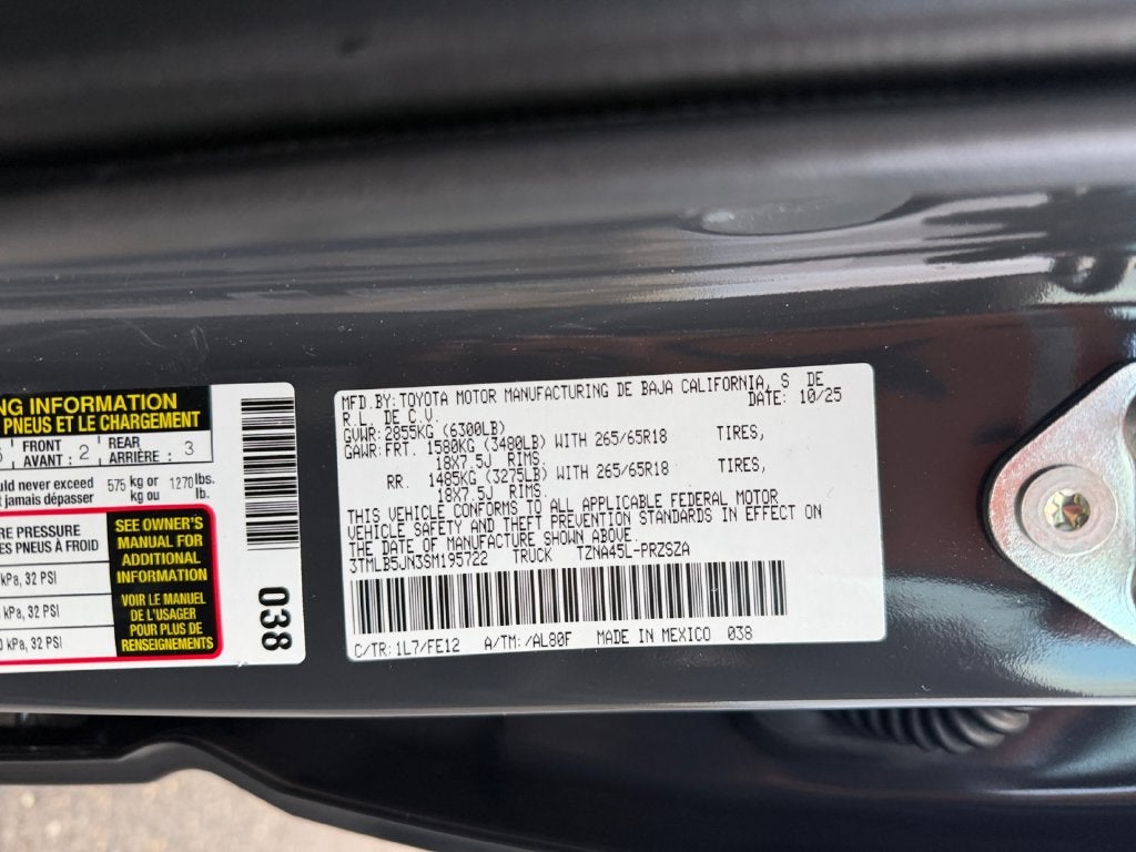 2025 Toyota Tacoma TRD Sport Long Bed