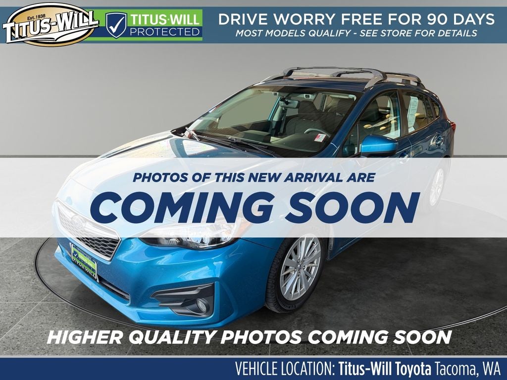 2018 Subaru Impreza 2.0i Premium 1 Owner