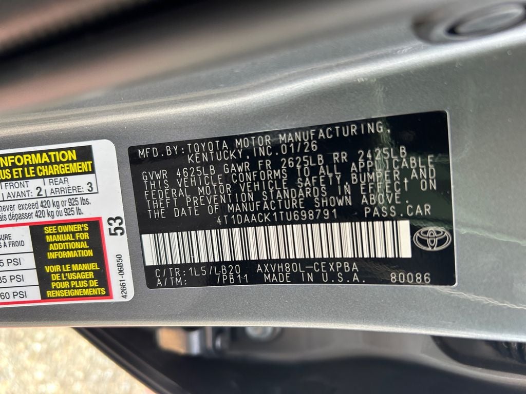 2026 Toyota Camry XSE HYBRID