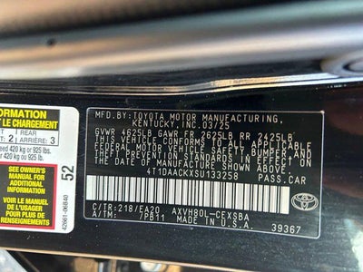 2025 Toyota CAMRY SE