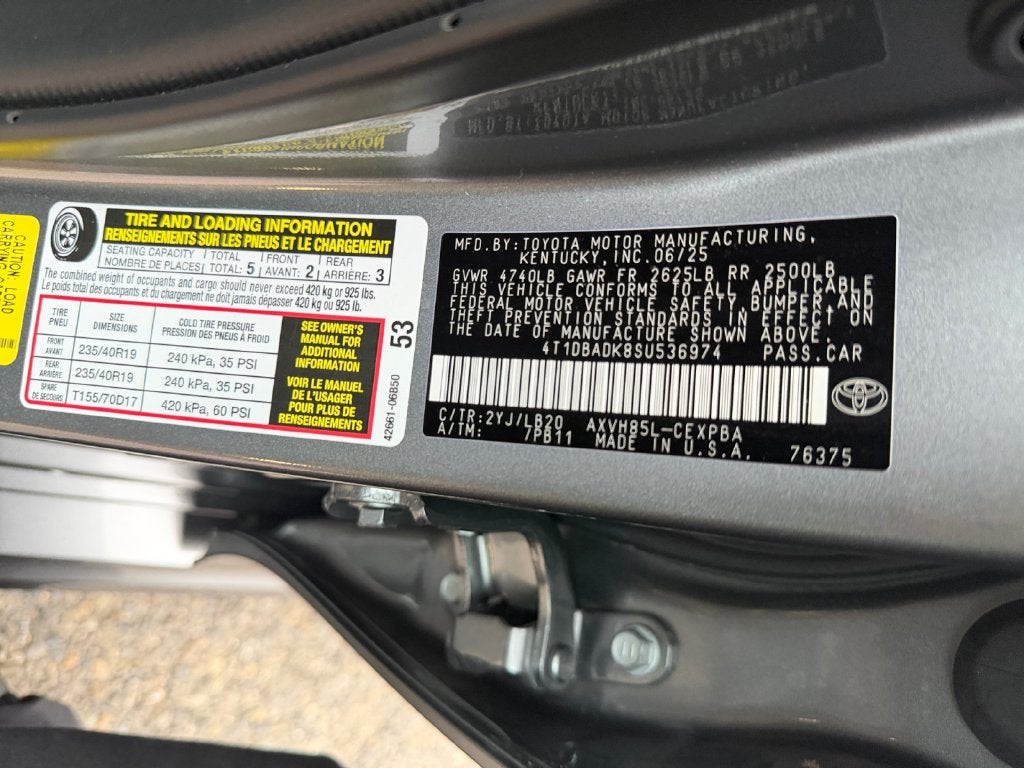 2025 Toyota Camry XSE