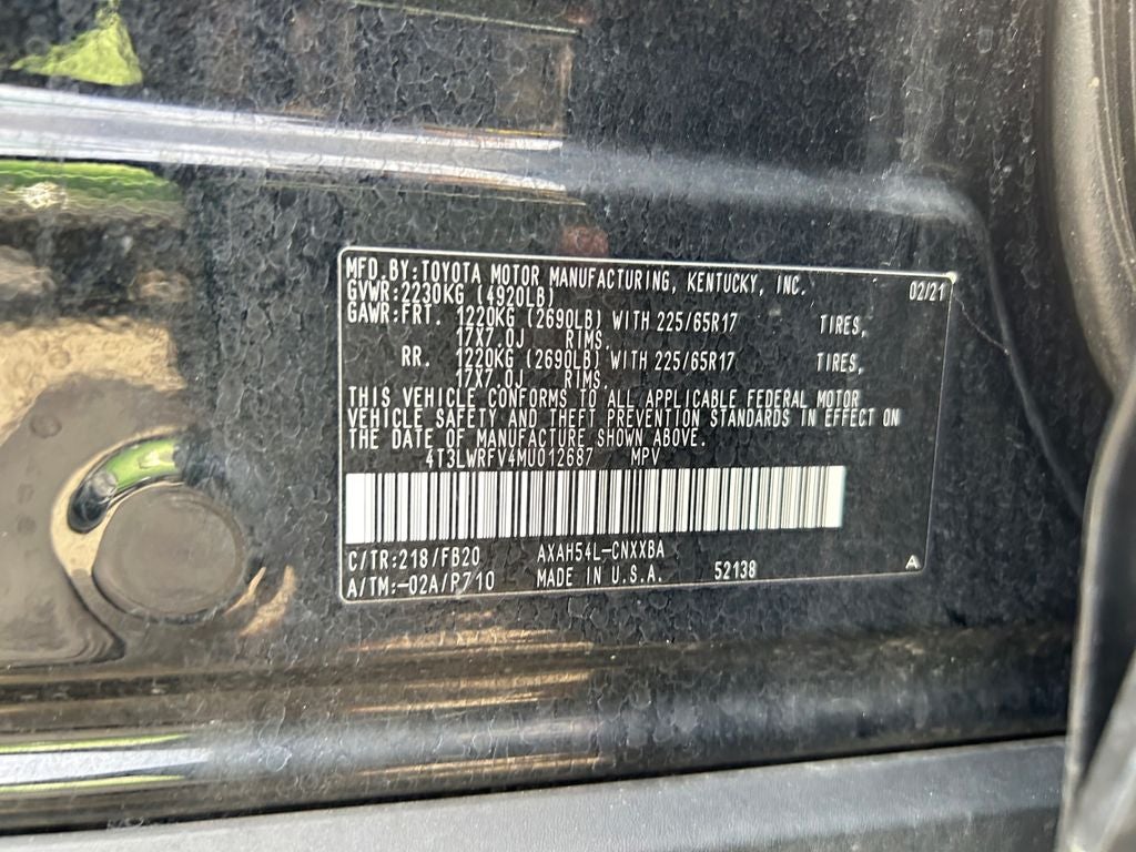 2021 Toyota RAV4 HYBRID LE