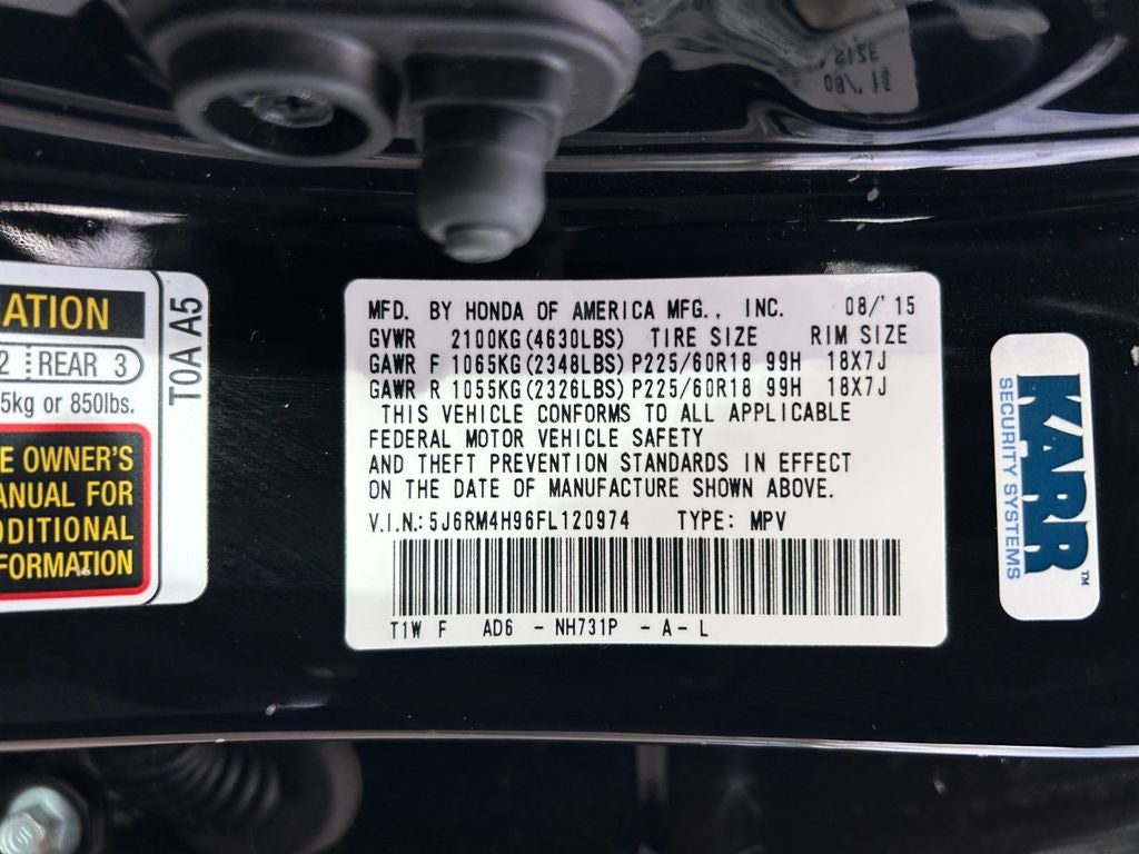 2015 Honda CR-V Touring