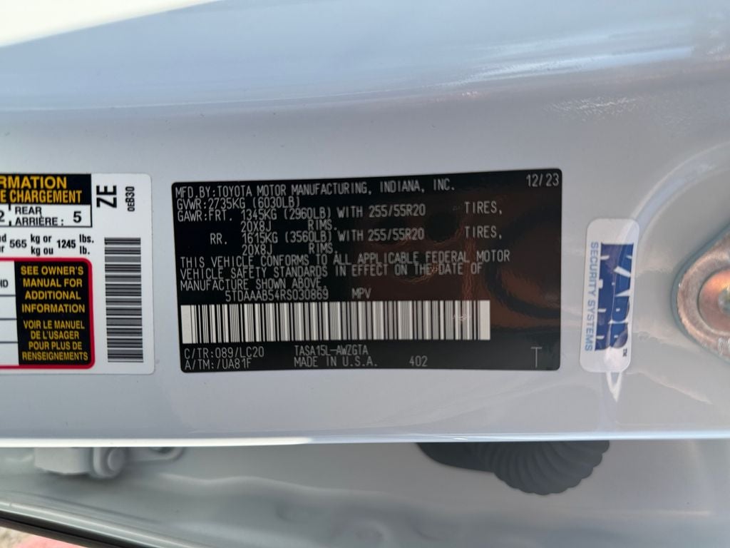 2024 Toyota Grand Highlander Limited