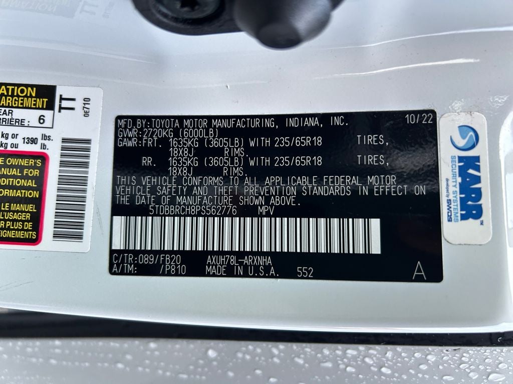 2023 Toyota Highlander Hybrid LE